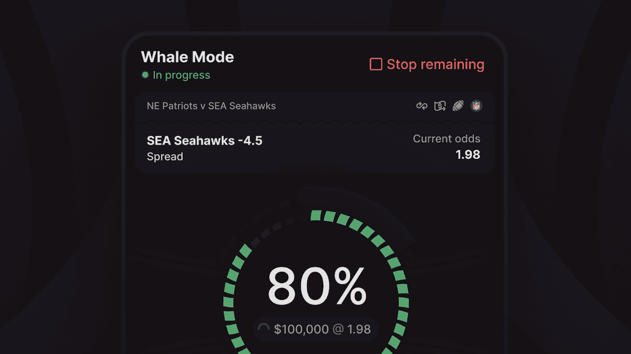 Cloudbet Introduces Whale Mode, a First-of-Its-Kind Automated Position Builder for Sports Betting