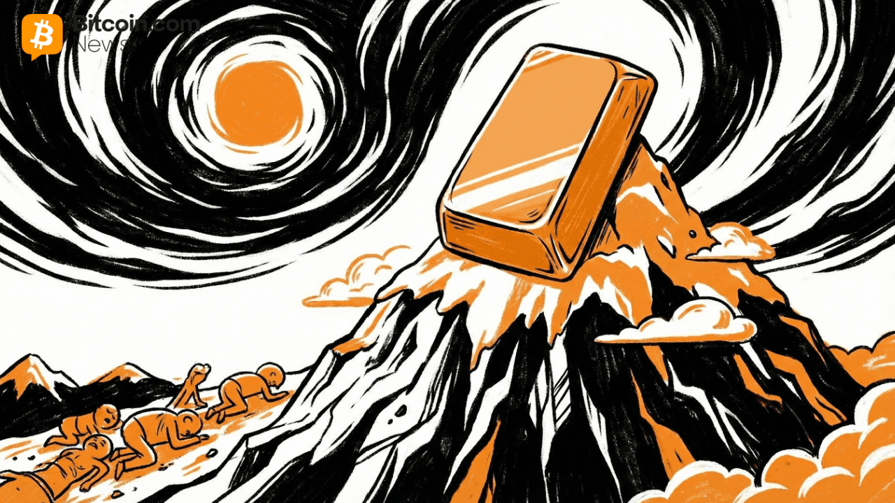 Guld slår rekord, dollar faller efter att Feds granskning avslöjar