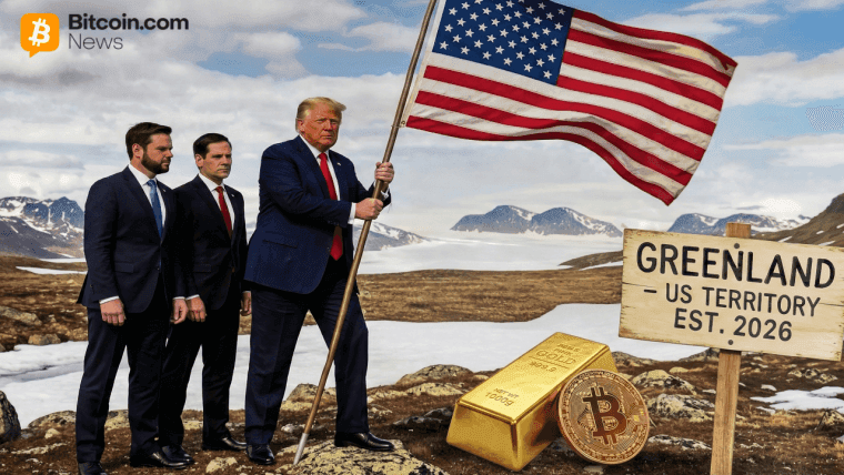L'or bat des records, le Bitcoin s'effondre après la relance par Trump de l'annexion du Groenland.