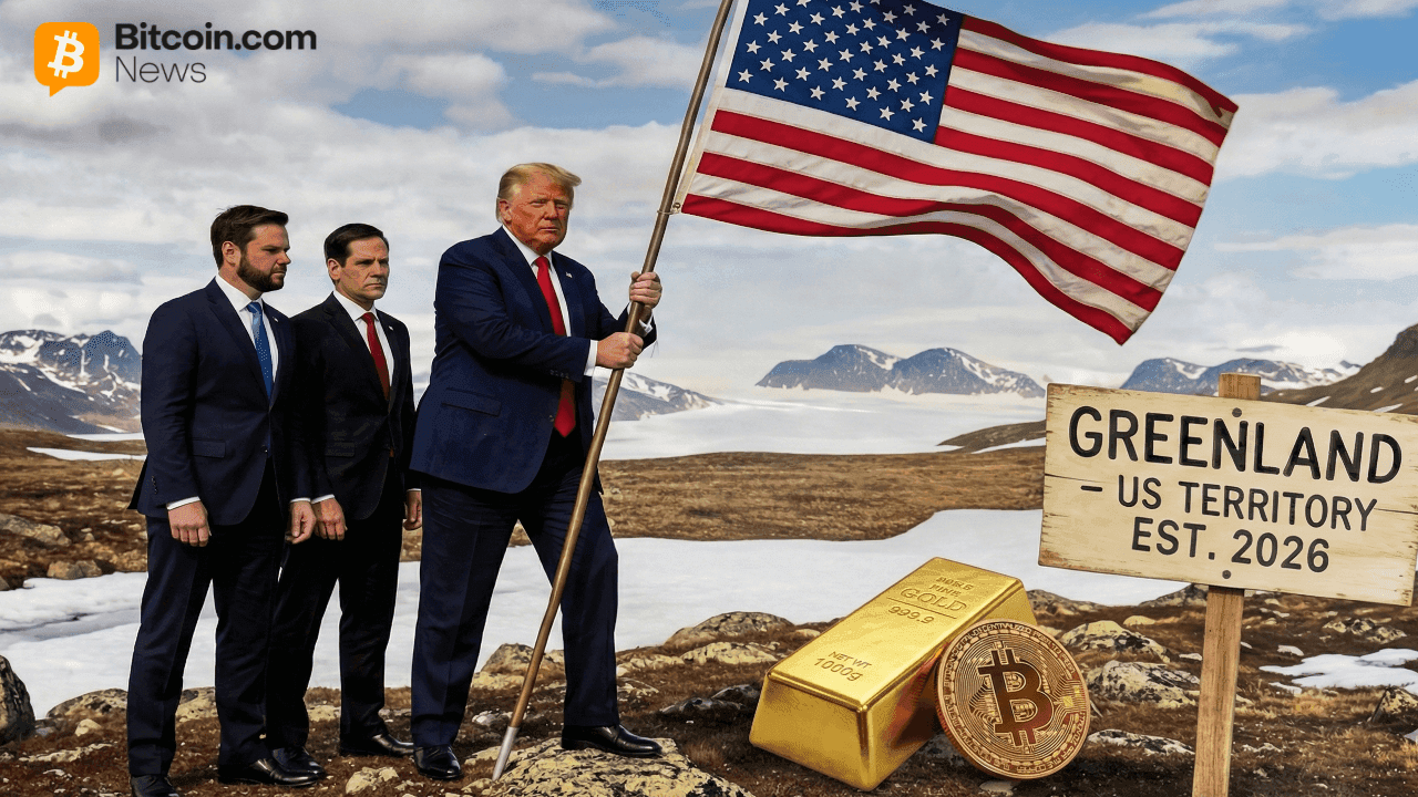 Buaileann Ór Taifid, Titeann Bitcoin Tar éis Brú Athnuachtha Trump ar Chleachtadh Groenlainne