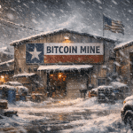 US Winter Storm Weighs on Bitcoin Mining Network, Cryptoquant Finds