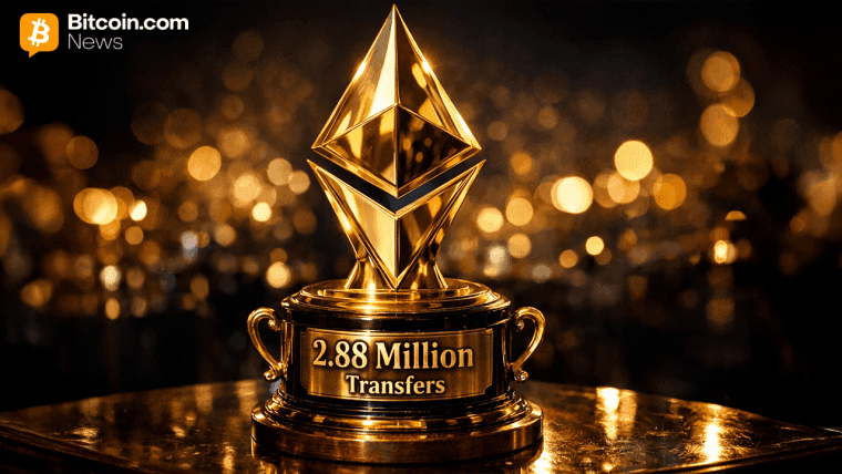 Az Ethereum napi tranzakciószáma rekordmagasságot ért el, miközben a díjak szinten maradtak.