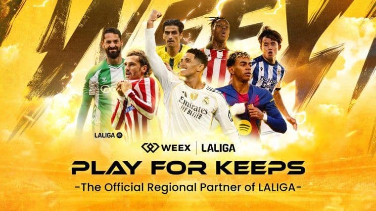 WEEX faz parceria com LALIGA para expandir alcance global e integrar criptomoeda na cultura esportiva mainstream