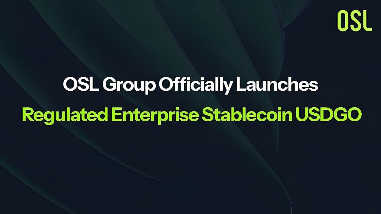 OSL Group Officially Launches Regulated Enterprise Stablecoin USDGO