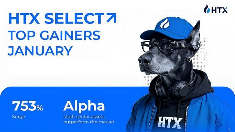 Až 753% Zisky! Rekapitulace Seznamů "HTX Select" z Ledna: Zachycení Alfy Proti Trendům, protože Aktiva z Více Sektorů Předčí Trh