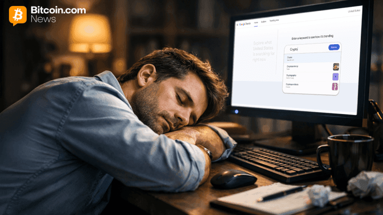 Google Trends डेटा दिखाता है कि क्रिप्टो में रुचि गिरती है क्योंकि बाजार पीछे हटता है