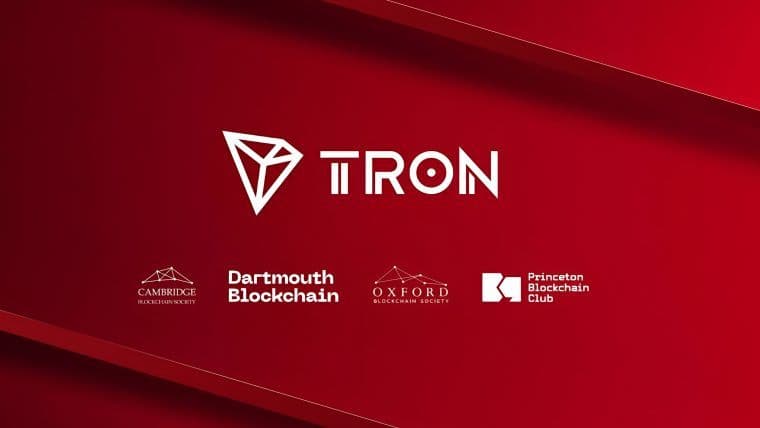 TRON DAO memperluas inisiatif TRON Academy bekerja sama dengan Dartmouth, Princeton, Oxford, dan Cambridge.