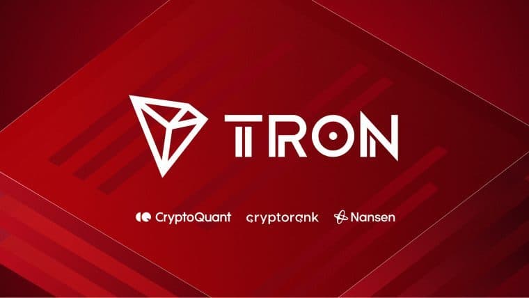TRON บันทึกธุรกรรมรายเดือน 323 ล้านครั้ง, งานวิจัยโดย CryptoQuant, CryptoRank, Nansen แสดงกิจกรรมเครือข่ายที่สูงสุดตลอดกาล