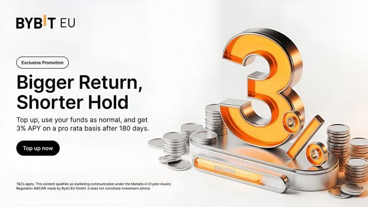 Bybit EU lance la campagne « Rendement plus élevé, durée de détention plus courte » dans l'EEE