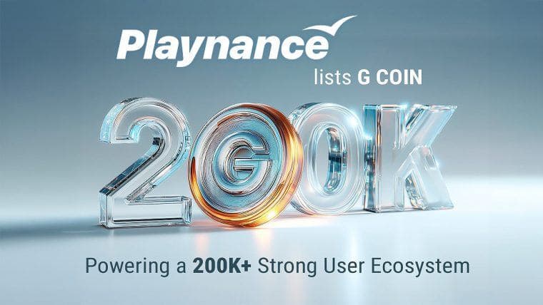 Playnance מודיעה על השקת G Coin לקראת אירוע יצירת האסימונים ב-18 במרץ