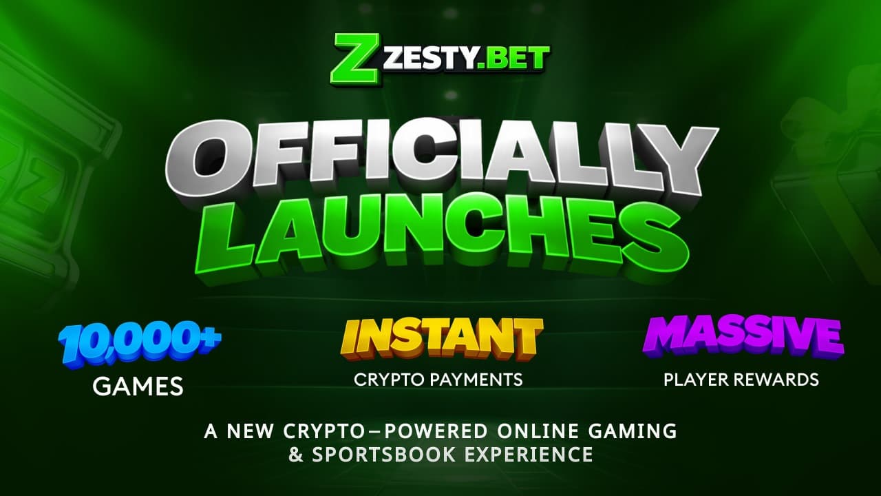 Zesty.bet debutta con oltre 10.000 giochi, scommesse sportive e premi senza requisiti di scommessa