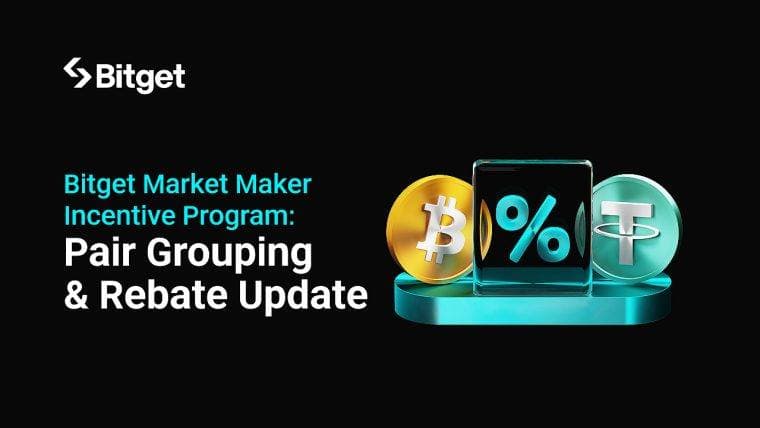 Bitget uvaja skupinske maker provizijske stopnje za krepitev likvidnosti na promptnem trgu in terminskih pogodbah