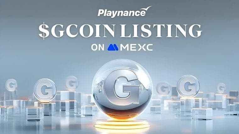 Playnance משיקה את רישום GCoin ב-MEXC עם 200,000 מחזיקים ו-2 מיליון עסקאות יומיות