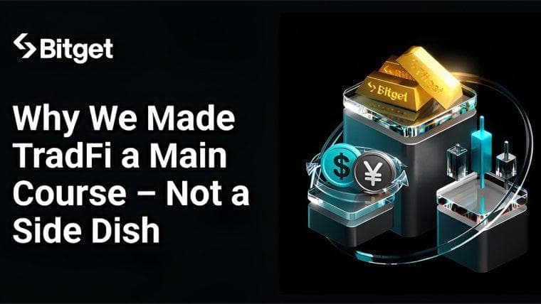 Bitget nakazuje naslednjo fazo borz z integracijo tradicionalnih financ (TradFi)