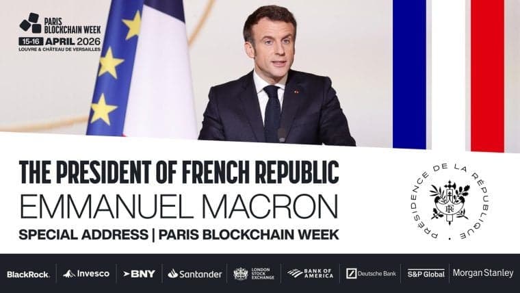 Emmanuel Macron to Deliver Special Address at Paris Blockchain Week: a First for a Sitting G7 President at an Institutional Digital Assets Conference