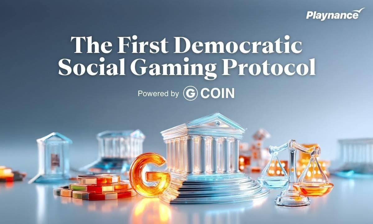 Playnance dévoile le premier protocole de jeux sociaux démocratiques, avec plus d'un million de détenteurs de GCOIN