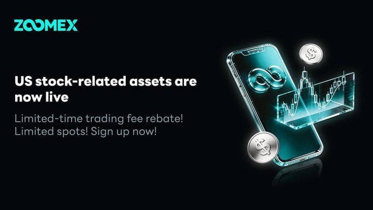 Zoomex Launches ZoomexStocks: Trade Global Equities with USDT + Limited-Time Fee Rebate Campaign