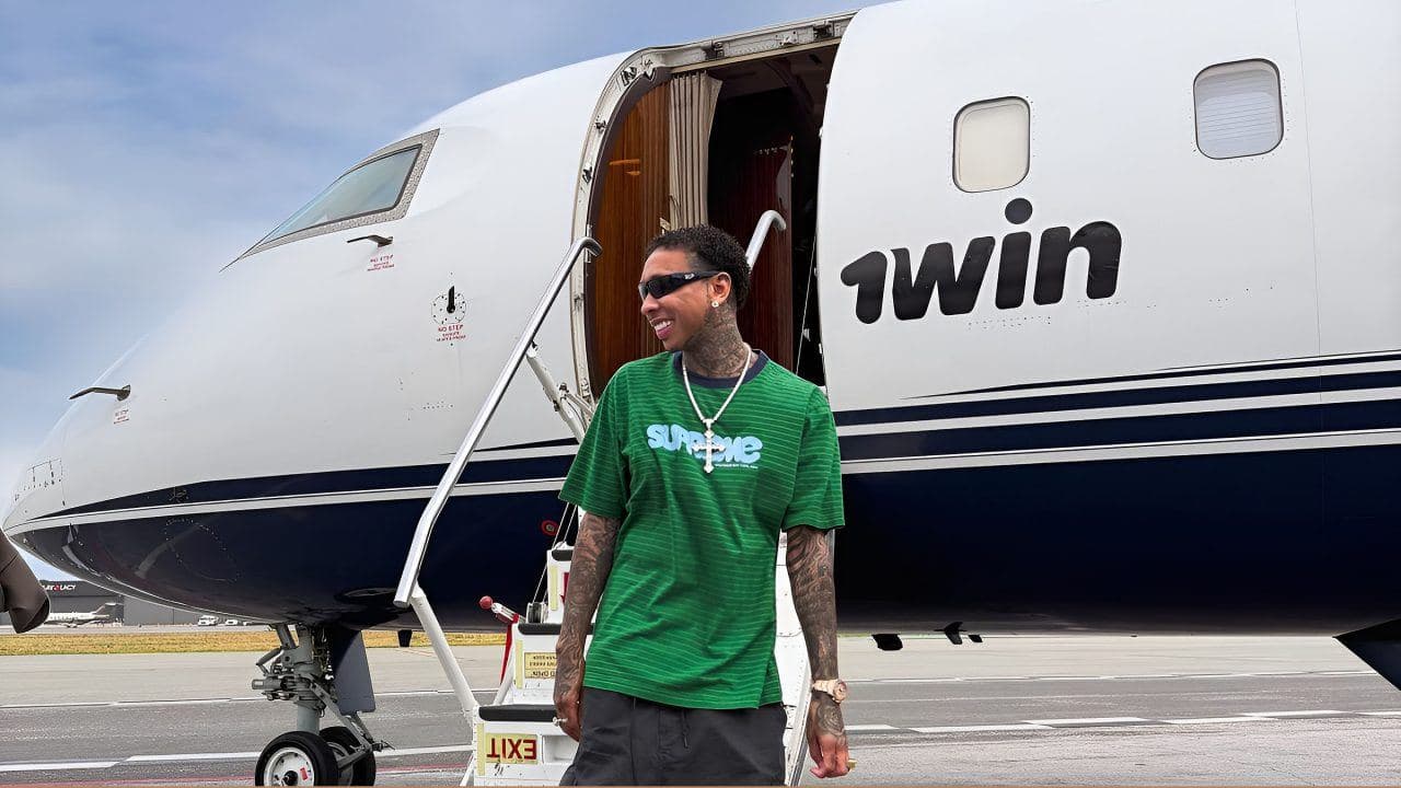 Tyga blir med i 1win VIP-programmet, mens plattformen blander krypto og underholdning