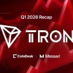 TRON Powers $2T in USDT Transfers in Q1; CoinDesk and Messari Research Highlight AI, Institutional Growth
