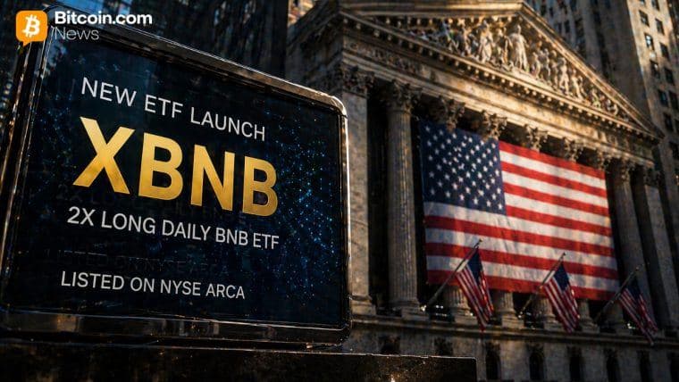 O novo ETF com alavancagem de 2x da BNB, o XBNB, começa a ser negociado na NYSE Arca