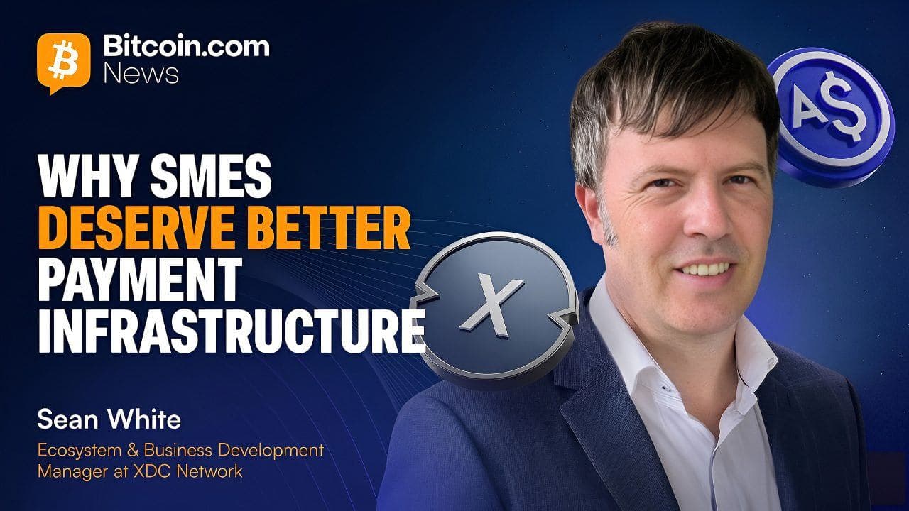 Closing the Gap: XDC Network's Sean White on Why SMEs Deserve Better Payment Infrastructure
