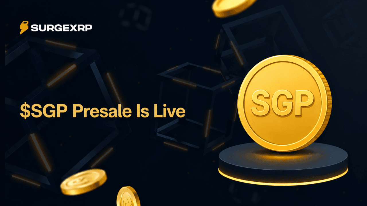 As grandes baleias de XRP estão acumulando o token SurgeXRP, enquanto o mercado imobiliário da XRPL atinge 10% do softcap em poucas horas