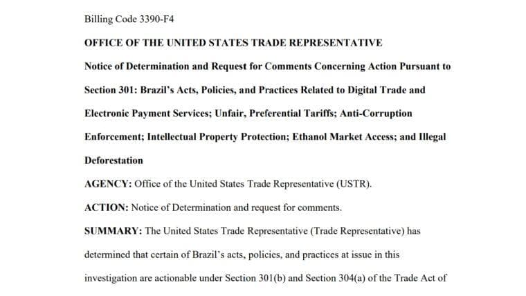 US Targets Brazil's Pix: Trade Report Claims Instant Payment System Restricts American Commerce