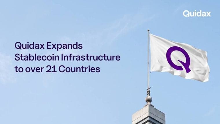 اولین صرافی دارای مجوز SEC نیجریه، Quidax، زیرساخت استیبل‌کوین خود را به بیش از ۲۱ کشور گسترش می‌دهد