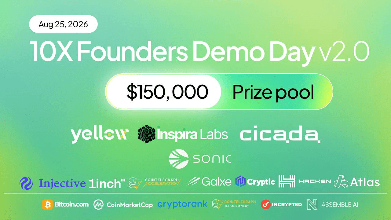 10X Founders Demo Day otvára prihlášky na verziu 2.0 – s technológiou Sonic Anchoring a cenou 150 000 dolárov