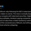 Schiff Warns Tokenized Stocks Will Siphon Liquidity From Bitcoin