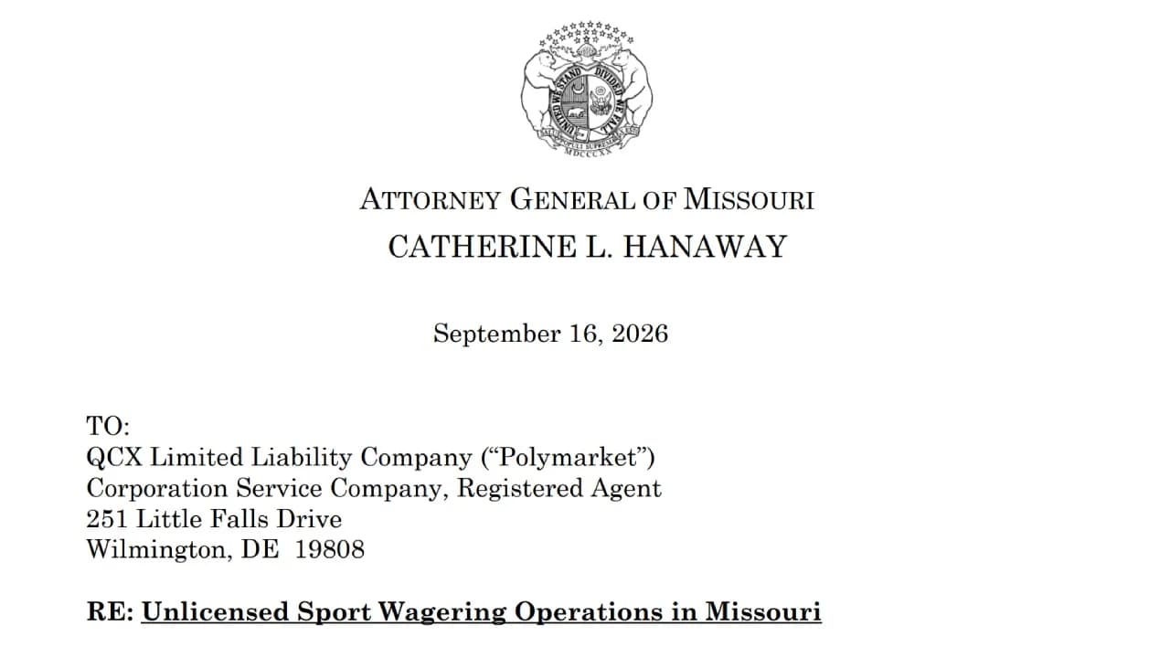 Missouri Hits Polymarket and Kalshi With Cease-and-Desist Orders