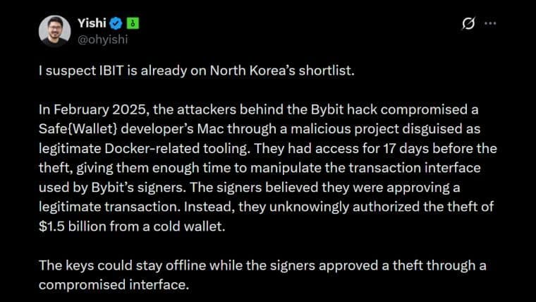 Who's Next? OneKey CEO Warns Hackers Will Target Blackrock's Bitcoin ETF