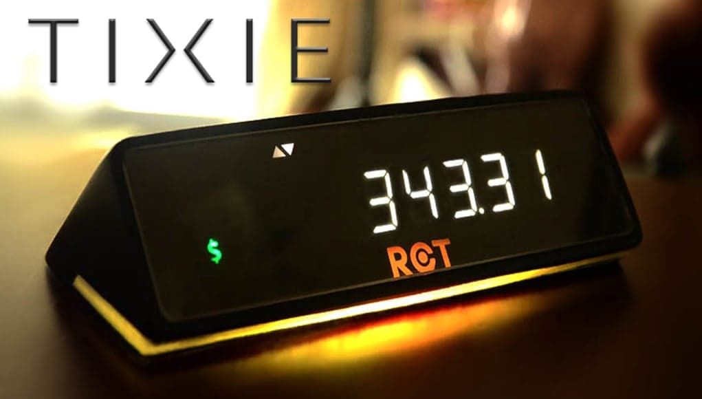 Tixie: The Bitcoin Price Ticker You Can Keep Next to the Bed