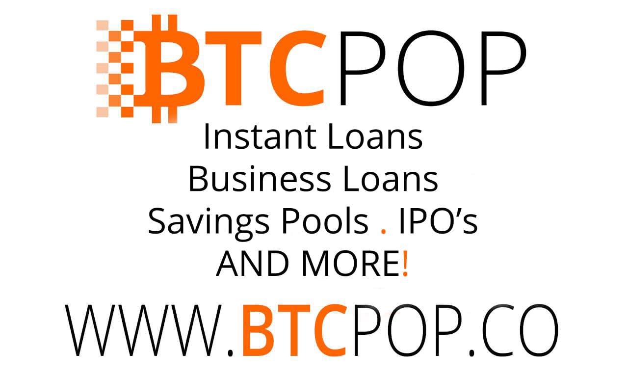 P2P Bitcoin Bank BTCPOP is Bigger than Ever!