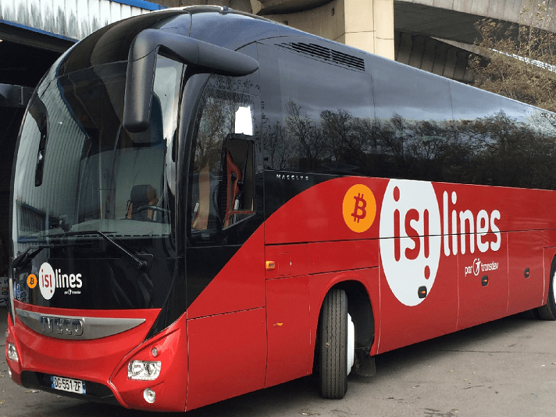 France's Third Largest Bus Company Accepts Bitcoin