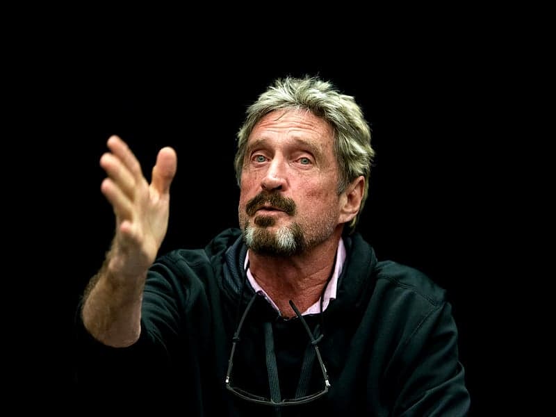 John McAfee Joins Blockchain Firm's Security Committee