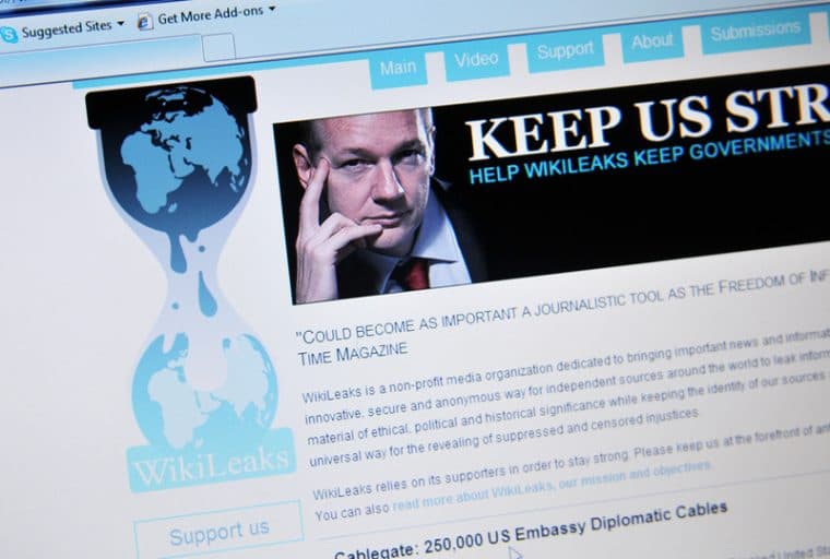WikiLeaks Has Raised 4,000 BTC Since 2011