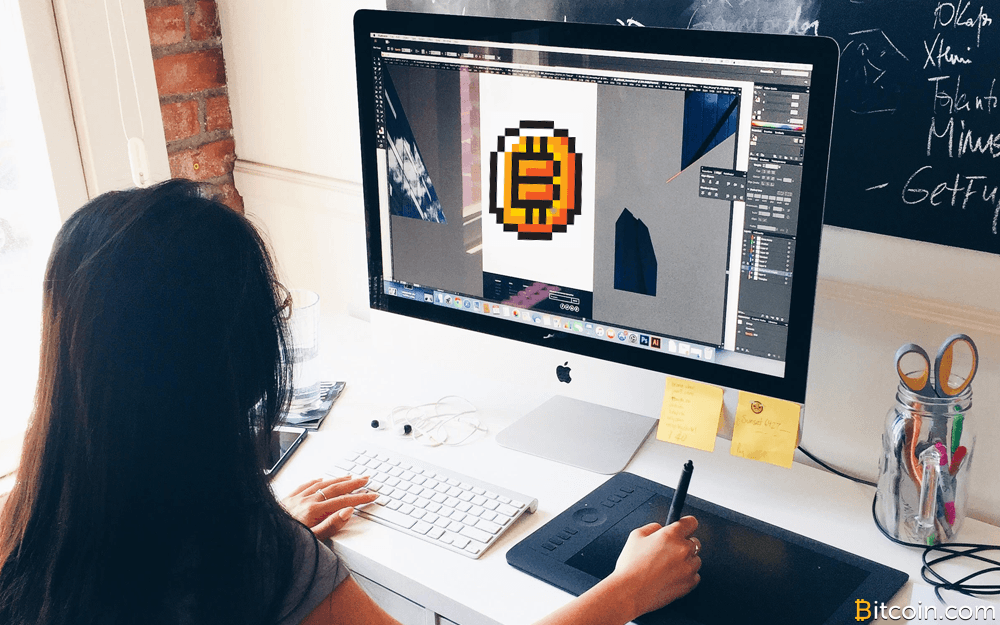 Pixelated Bitcoin Logo Gets Painted on the R/Place Canvas Experiment