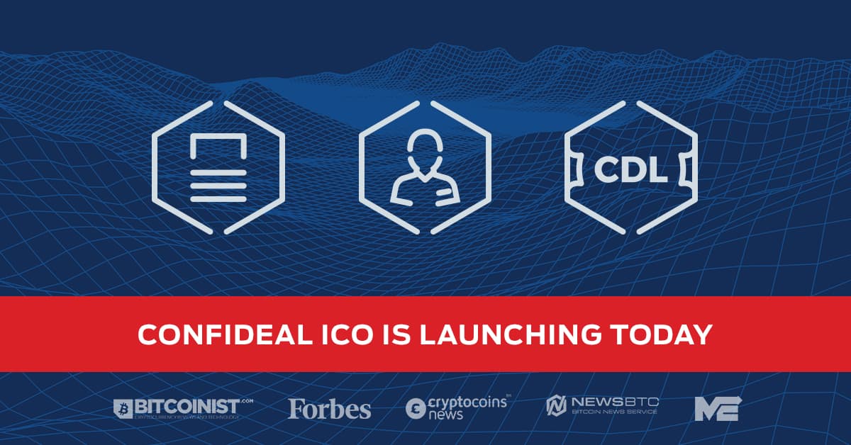 PR: Confideal, a Smart Contract Management Platform Announces the Start of Their Initial Coin Offering (ICO) After Garnering Cooperation with 13 Companies and Creating an MVP