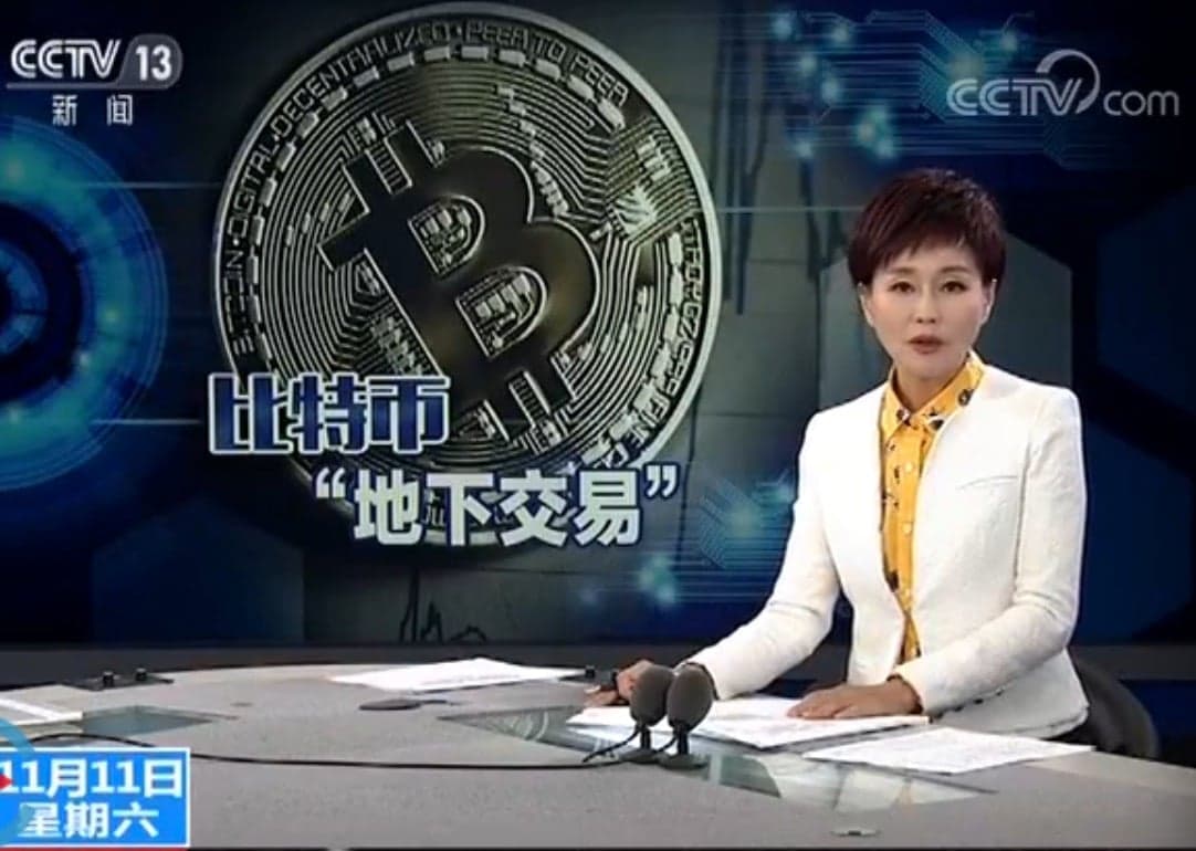 China’s Central Television Warns of the Risks of Cryptocurrency OTC Trade