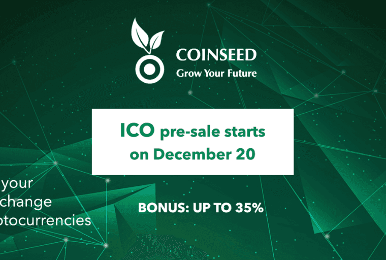 PR: Investing Platform Coinseed Announces ICO Pre-Sale for Spare Change Investment in Cryptos