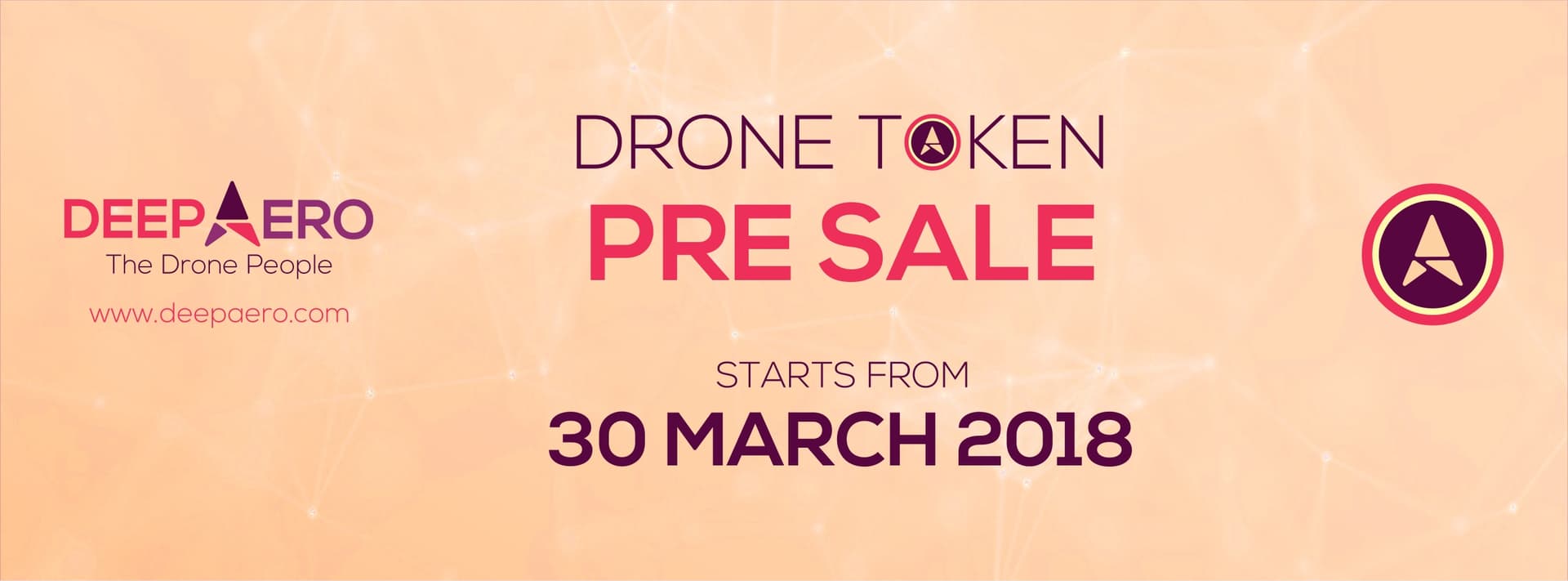 PR: DEEP AERO's Drone Token Pre-Sale Starts on 30 March, 2018