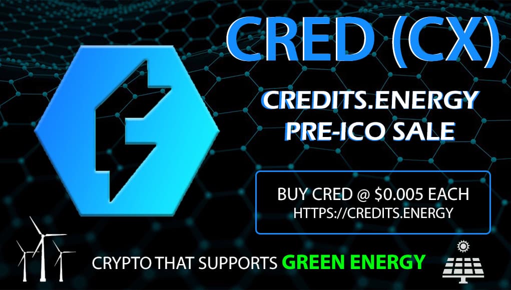 PR: Credits.Energy - New Revolutionary Cryptocurrency with Mobile Mining App Aims to Support Renewable Energy and Sustainable Projects
