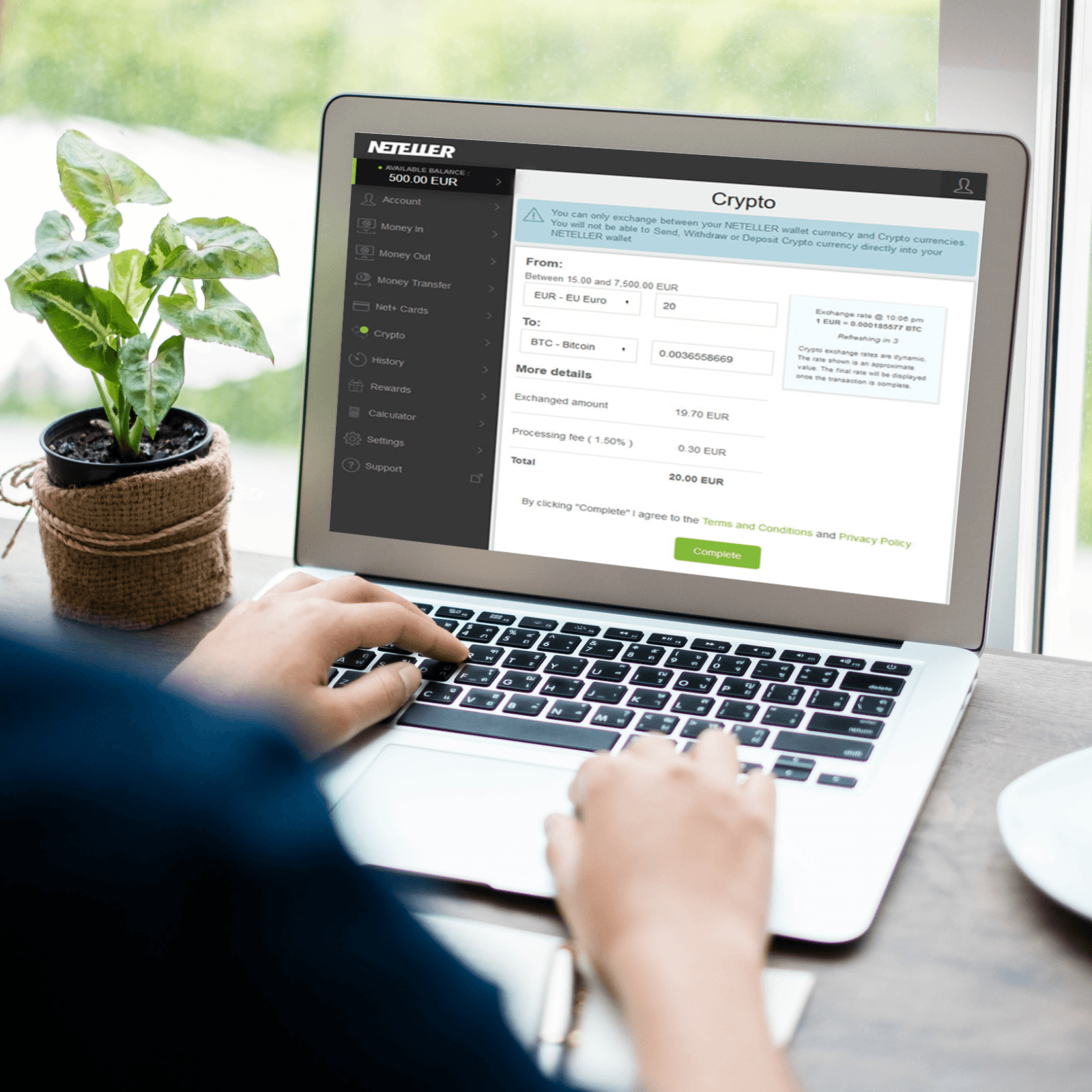 Online Fiat Wallet Neteller Launches Cryptocurrency Exchange Service
