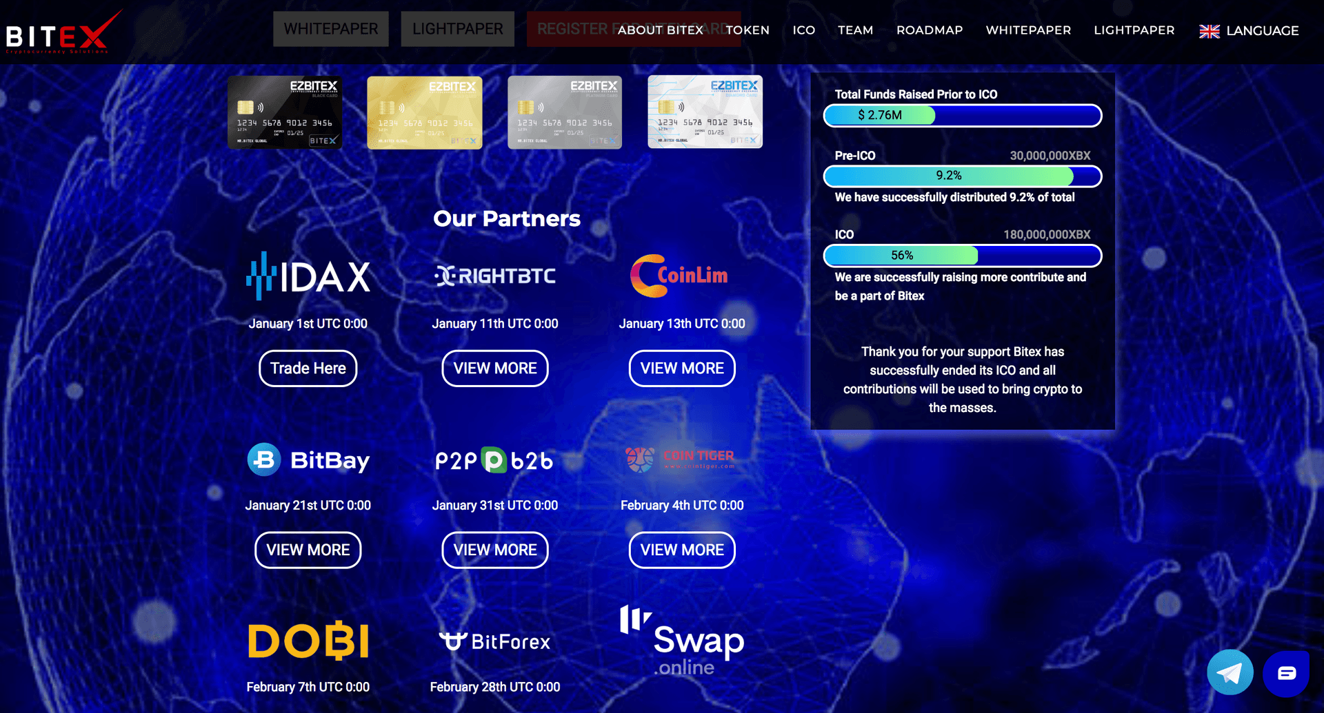 PR: Bitex Global Launches XBX on Global Exchanges