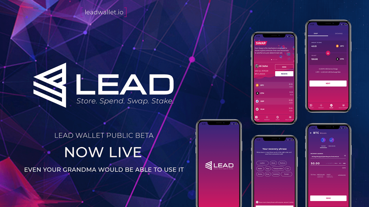 LEAD Wallet Launches Its Super Simple Application; Even Your Grandma Would Be Able to Use It