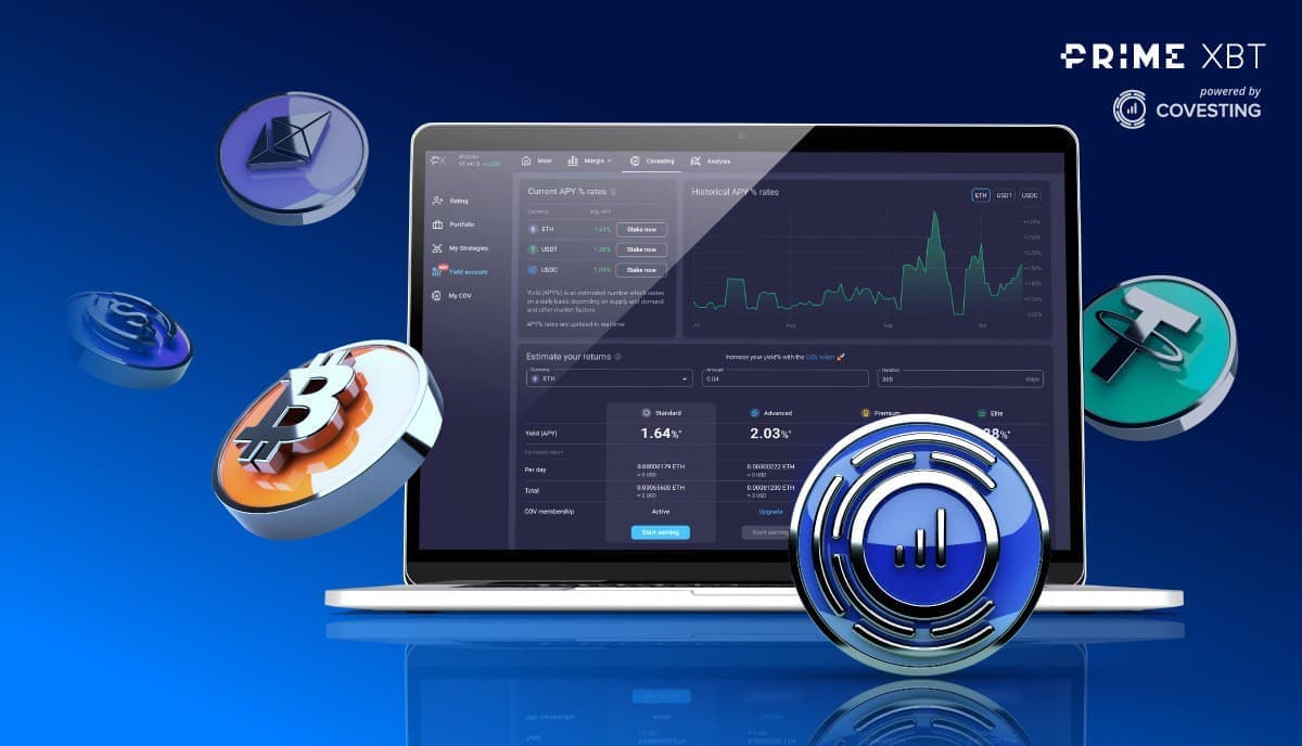 Covesting Token Update: All-New COV-Denominated Accounts Now Live on PrimeXBT