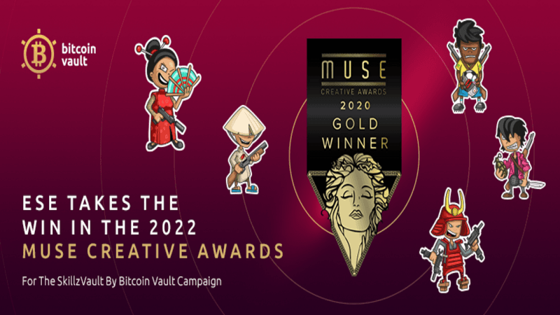 SkillzVault and ESE Entertainment Win Gold at Muse Creative Awards 2022