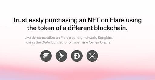 Trustlessly Purchasing an NFT on Flare Using the Token of a Different Blockchain
