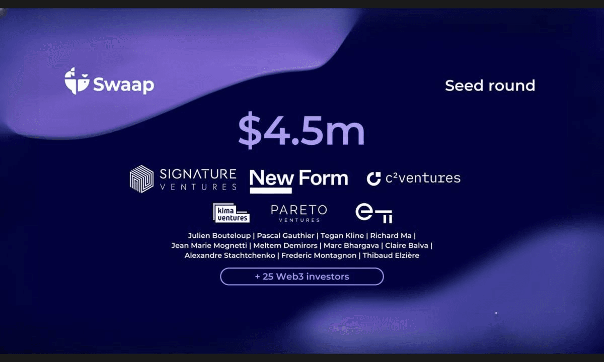 Swaap Closes $4․5M Seed Round and Announces Upcoming v2 Launch